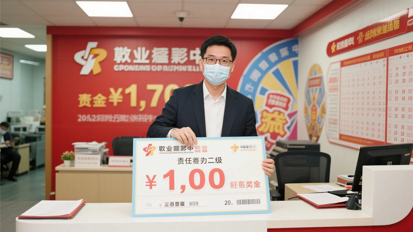 男子坚持守号揽获大乐透1771万 工作繁忙挤时间领奖