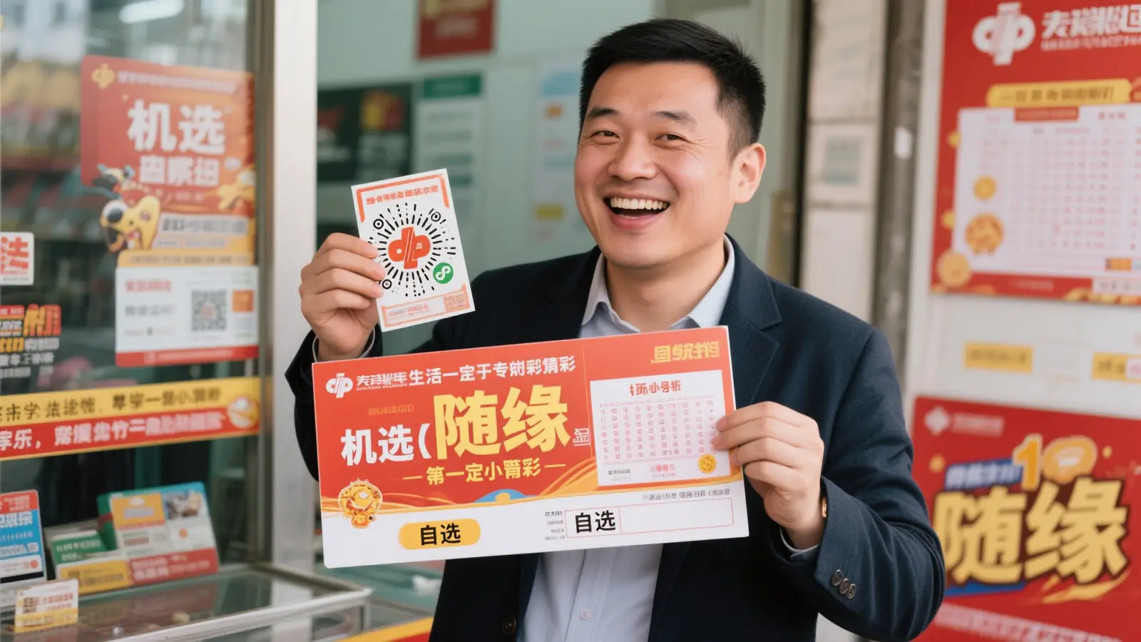 男子随手机选喜中大乐透549万：自选号码从未命中